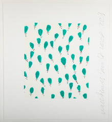 "Wallflowers" Serigraph of Flowers by Donald Sultan