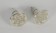 Pair of Mercury Glass Tiebacks