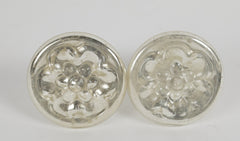 Pair of Mercury Glass Tiebacks