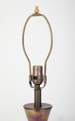 Mid-Century Iridescent Glass Lamp