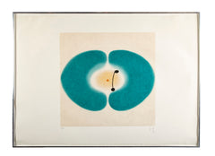 "Blue Mandala" Etching with Aquatint by Victor Pasmore
