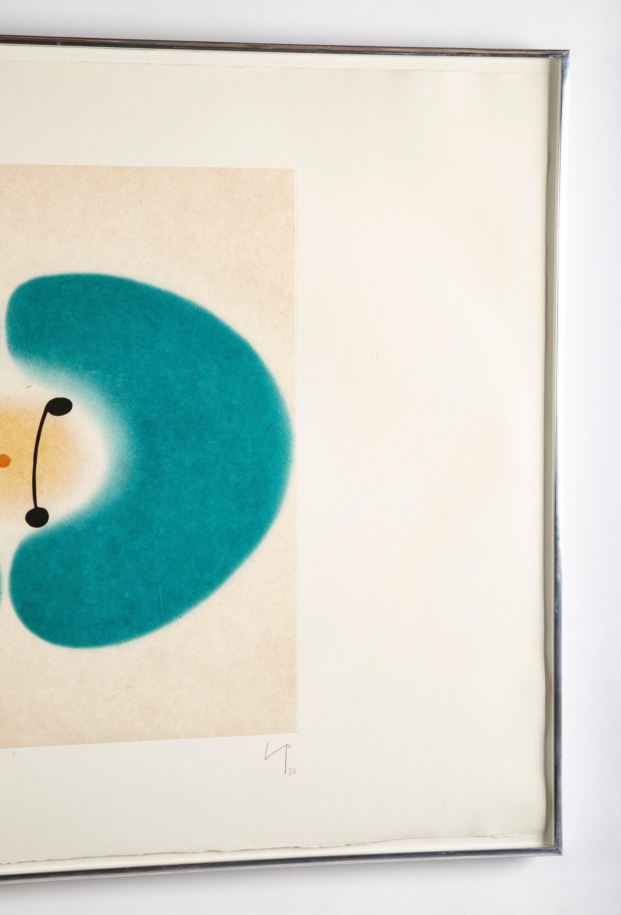 "Blue Mandala" Etching with Aquatint by Victor Pasmore