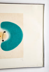 "Blue Mandala" Etching with Aquatint by Victor Pasmore