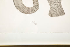 "Elephant" a Lithograph by Karen Usborne