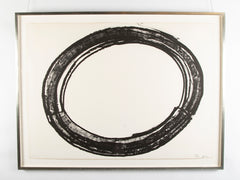 "Double Ring II"  Lithograph by Richard Serra