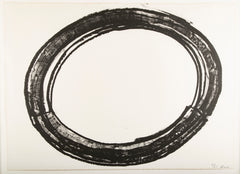 "Double Ring II"  Lithograph by Richard Serra