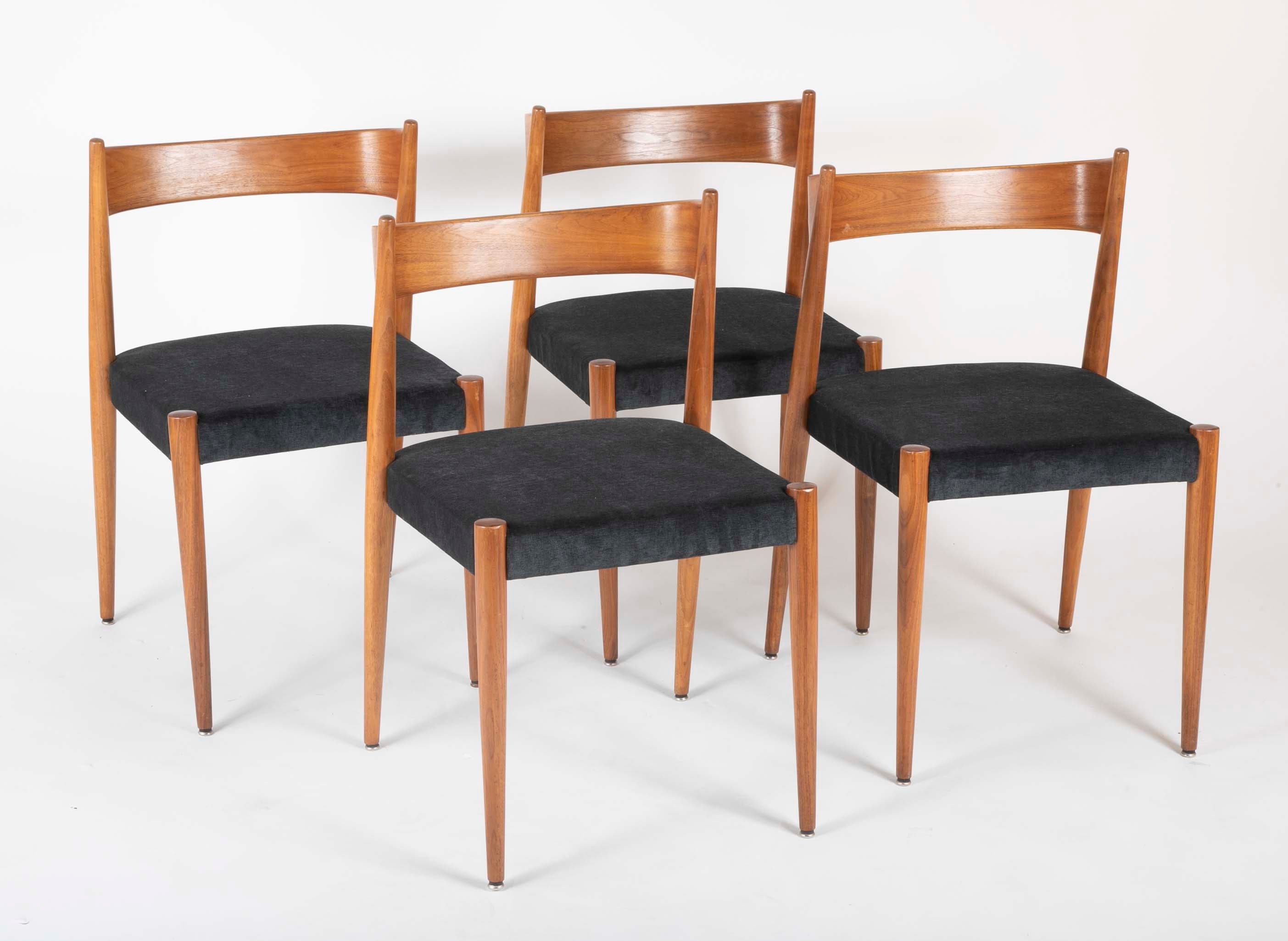 Set of Four Danish Teak Chairs