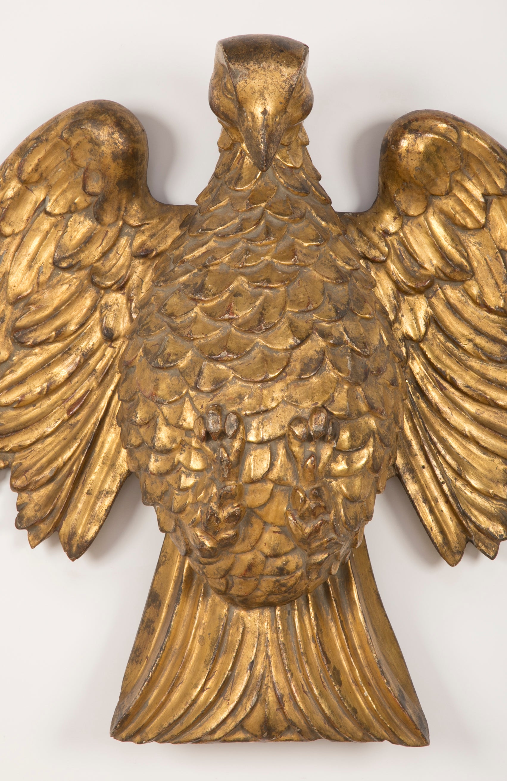 American Carved Gilt Wood Eagle