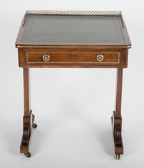 Pair of English Regency Period Rosewood Writing Tables