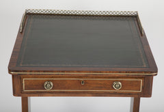 Pair of English Regency Period Rosewood Writing Tables