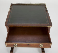 Pair of English Regency Period Rosewood Writing Tables