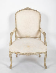 A Pair of French Louis XV Style Fauteuils