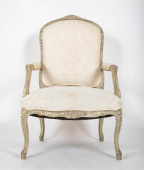 A Pair of French Louis XV Style Fauteuils