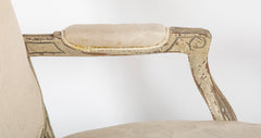 A Pair of French Louis XV Style Fauteuils