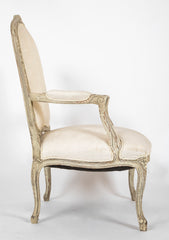 A Pair of French Louis XV Style Fauteuils