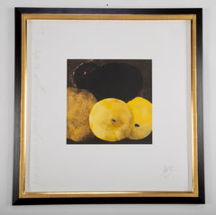 "5 Lemons, a Pear and an Egg" by Donald Sultan ( American, b. 1951 )