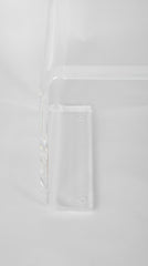 Lucite Coffee Table In Waterfall Form