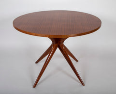 Mid-Century Italian Ico Parisi Round Walnut Table