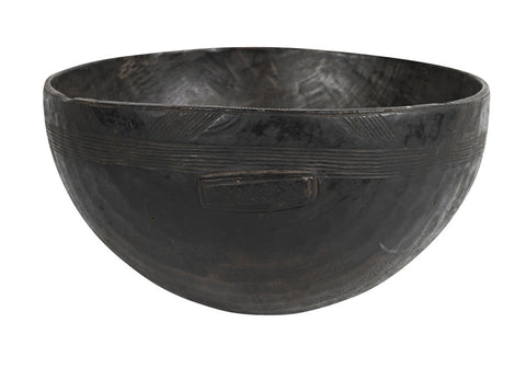 A 19th Century Carved Wood Food Bowl from Chad