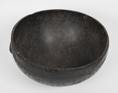 A 19th Century Carved Wood Food Bowl from Chad