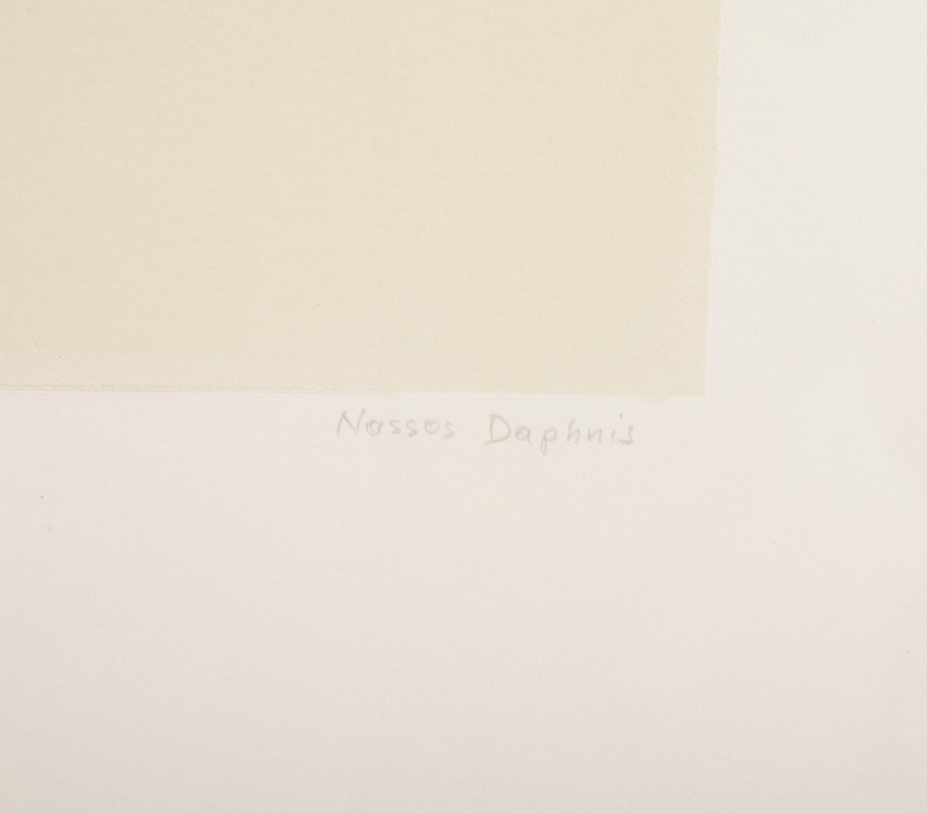 Set of Two Signed & Numbered Silkscreens by Nassos Daphnis