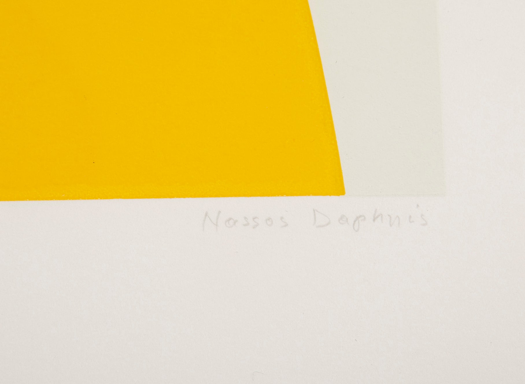 Set of Two Signed & Numbered Silkscreens by Nassos Daphnis