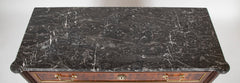 Pair of French Directoire Marble Top Commodes