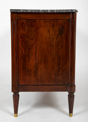 Pair of French Directoire Marble Top Commodes