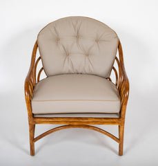 A Five Piece French Suite of Bamboo Furniture