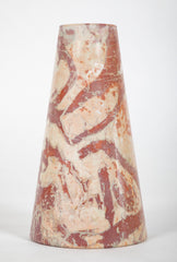 Angelo Mangiarotti "Eros" Table in Salmon Colored Marble