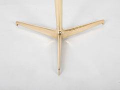 Brass Occasional Table with Glass Top by Giuseppe Ostuni