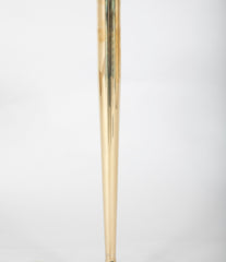 Brass Occasional Table with Glass Top by Giuseppe Ostuni