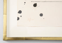 "Automation A" Lithograph by Robert Motherwell