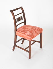 Set of Four Regency Mahogany Side Chairs