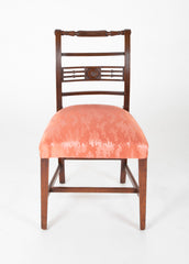 Set of Four Regency Mahogany Side Chairs