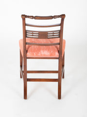 Set of Four Regency Mahogany Side Chairs