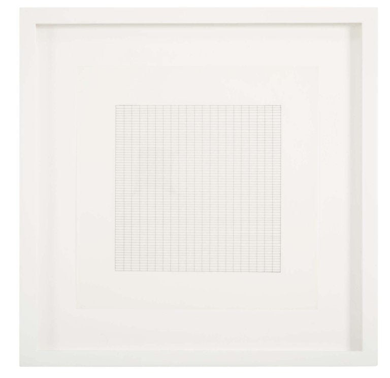 Set of 10 Lithographs after Drawings by Agnes Martin