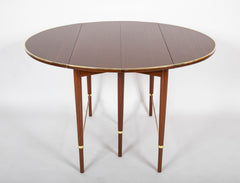 Paul McCobb Connoisseur Collection Mahogany & Brass Dining Table