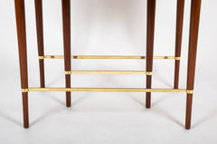 Paul McCobb Connoisseur Collection Mahogany & Brass Dining Table