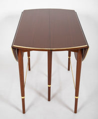 Paul McCobb Connoisseur Collection Mahogany & Brass Dining Table