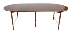 Paul McCobb Connoisseur Collection Mahogany & Brass Dining Table