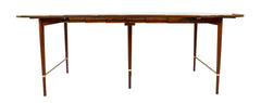 Paul McCobb Connoisseur Collection Mahogany & Brass Dining Table
