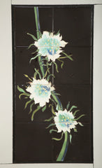Pair of Signed Harris Strong Ceramic & Glass Plaques