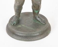 Bronze Fountain of a Putti Carrying a Dolphin