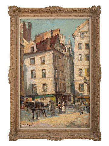 French Impressionist Painting by Achille-Abel Darras