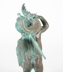 Bronze Fountain of a Putti Carrying a Dolphin