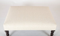 George Smith Empire Style Upholstered Ottoman