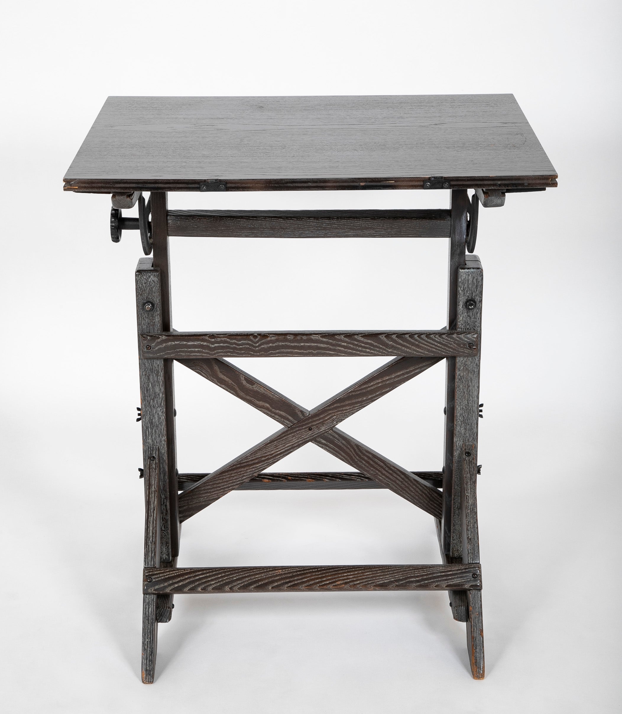 Vintage Drafting Table in Cerused Oak – Avery & Dash Collections