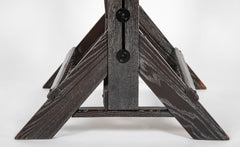 Vintage Drafting Table in Cerused Oak