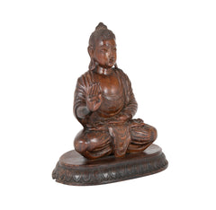 Ironwood Carved Chinese Buddha